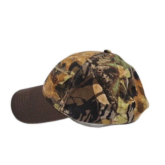 CertainTeed Cap Hat Brown Hunting Fall Adjustable Camouflage Tree Deer Oak Maple - Picture 3 of 8